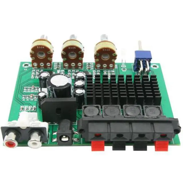 Alt view image 5 of 5 - TPA3116D2 digital power amplifier board - 2*80w dual-channel audio amplifier module with high power capacity