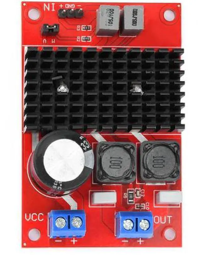 Alt view image 2 of 6 - TPA3116 Digital Power Amplifier Module - Single Channel 100W High-Power BTL Output High-End Hi-Fi Audio Amplifier