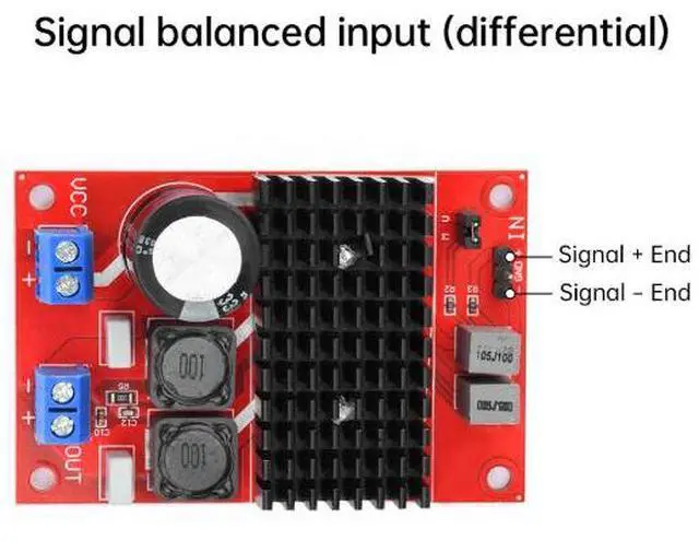 Alt view image 3 of 6 - TPA3116 Digital Power Amplifier Module - Single Channel 100W High-Power BTL Output High-End Hi-Fi Audio Amplifier