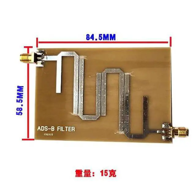 Alt view image 4 of 6 - ADS-B Microband Bandpass Filter Improves Frequency Reception of ADSB Signals in the 1 - 1.2 GHz Range
