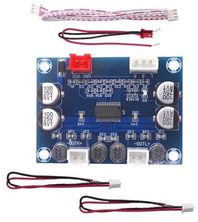 Alt view image 6 of 6 - XH-A234 game console audio amplification board module with fully plug-in design digital power amplifier board 30W + 30W