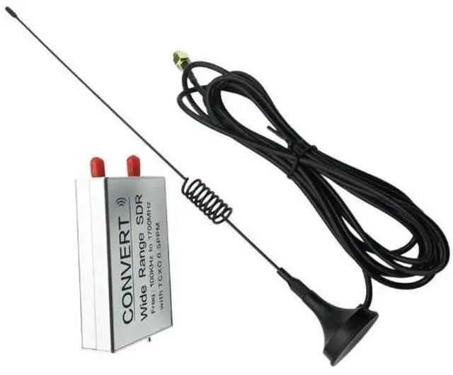Main image of USB RTL SDR Receiver 100KHz-1.7GHz full Band UV HF RTL-SDR