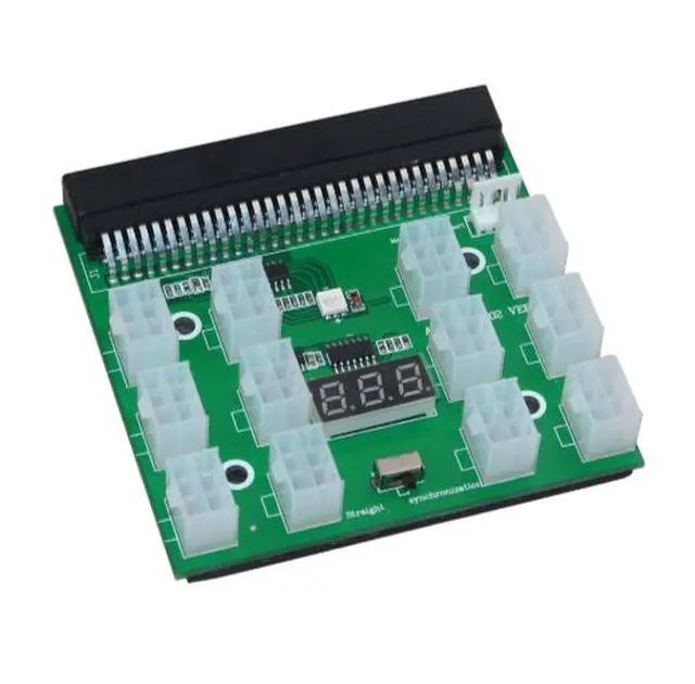 Alt view image 6 of 7 - 12 sets of 6P+2P power cables, server power conversion board, 6-pin adapter card, public graphics card power cable 60cm