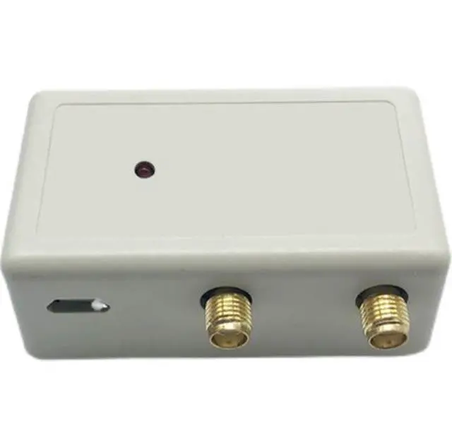 Alt view image 5 of 7 - Small loop antenna 5V bias power supply Bias-T feed power supply unit SMA female connector High gain black