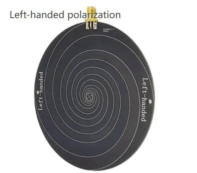 Main image of High-frequency RFID 0.51 - 10GHz ultra-wideband circularly polarized antenna, equiangular helical antenna, left-handed and right-handed circular polarization