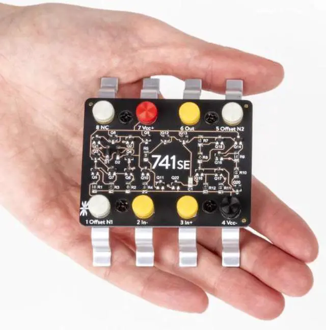 Alt view image 4 of 7 - 741 Learning Kit - Operational Amplifier Principle - Transistor Fabrication - Chip - Analog Circuit