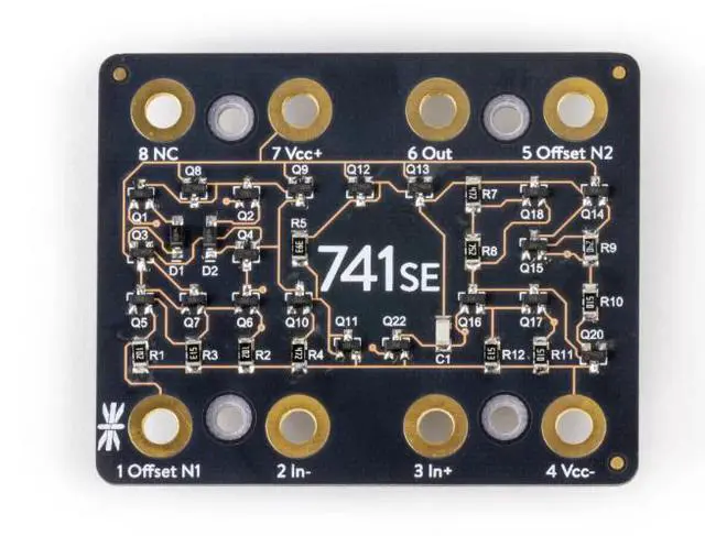 Alt view image 6 of 7 - 741 Learning Kit - Operational Amplifier Principle - Transistor Fabrication - Chip - Analog Circuit