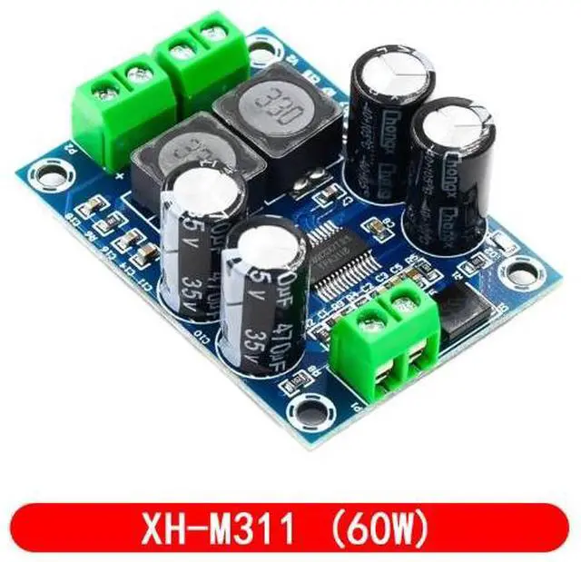 Main image of XH-M311 Digital Audio Amplifier Board - Mini Version TPA3118 Audio Power Amplifier Module Mono 60W