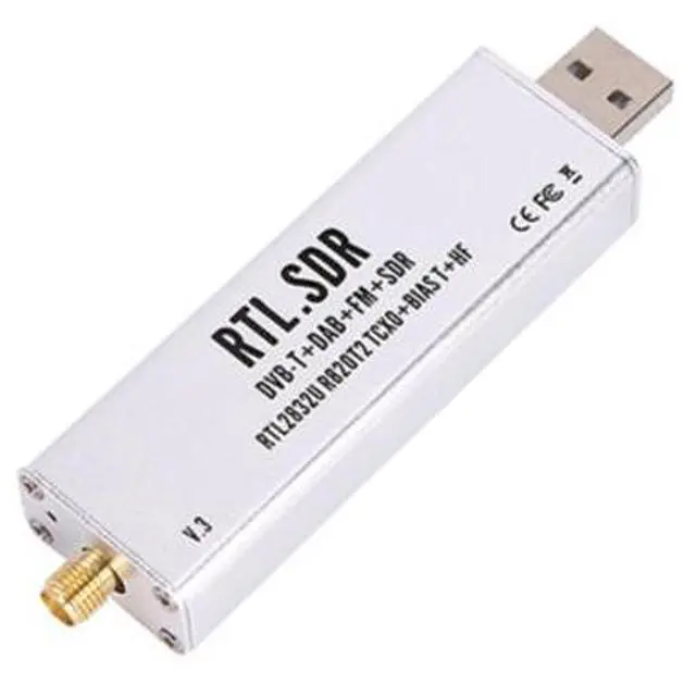Main image of RTL-SDR V3, R820T2, RTL2832U, 1PPM, TCXO, SSM, RTLSDR Software Defined Radio