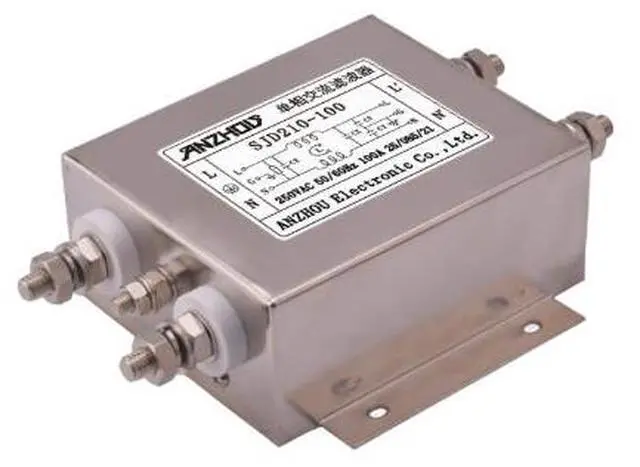 Alt view image 2 of 2 - EMI FILTER - 75A/100A AC Single-phase Power Filter SJD210-100A/75A