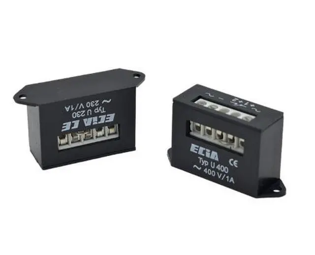 Alt view image 2 of 5 - Rectifier ECIA Typ U400, U230 motor brake holding rectifier module, rectifier power supply U 230/1A U230 1A/230V Full Wave