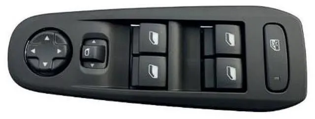 Main image of 96788281ZD is applicable to the glass lift control switch and the electric window switch of the 2013-2021 Peugeot 308.