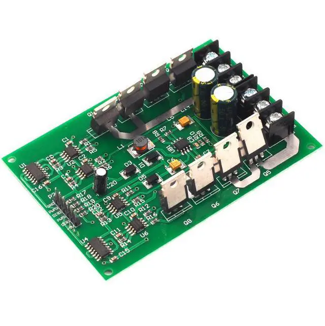 Alt view image 3 of 6 - 10A dual-channel motor drive module with high-power H-bridge, brake function, DC motor drive board, dual channels