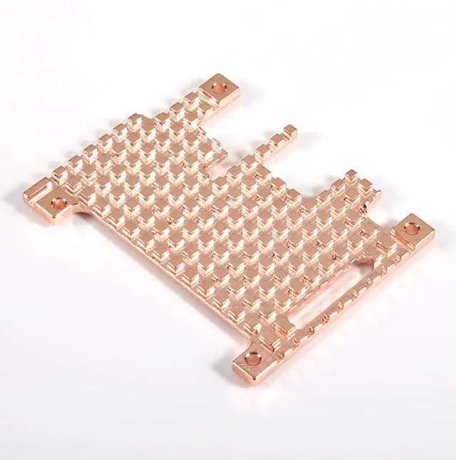 Alt view image 5 of 6 - Raspberry Pi 3B3 generation pure copper heat sink box shell