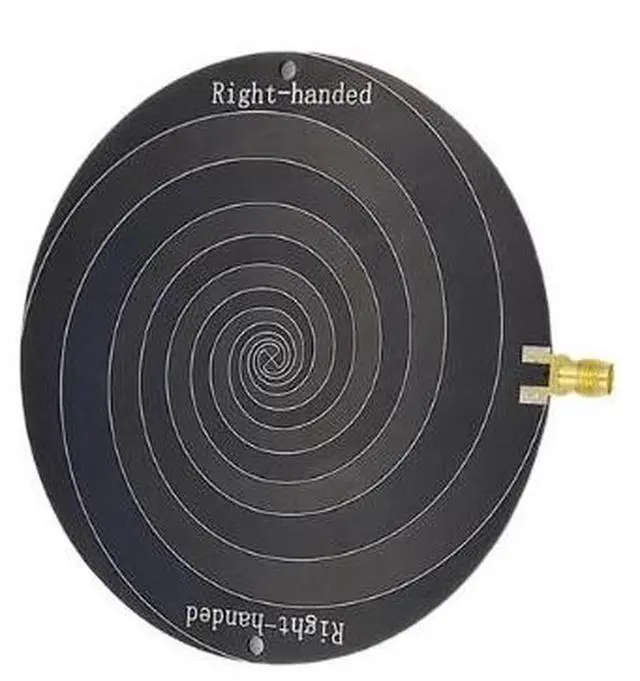 Main image of High-frequency RFID 0.51 - 10GHz ultra-wideband circularly polarized antenna, equiangular helical antenna, left-handed and right-handed circular polarization
