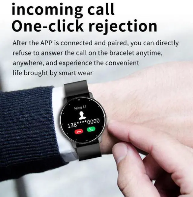 Alt view image 4 of 5 - ZL02 Bluetooth music heart rate blood pressure oxygen saturation sleep multi-exercise voice assistant smart sports watch Purple tape