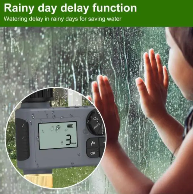 Alt view image 4 of 5 - New smart irrigation timer outdoor garden watering device automatic water valve controller for watering apparatus