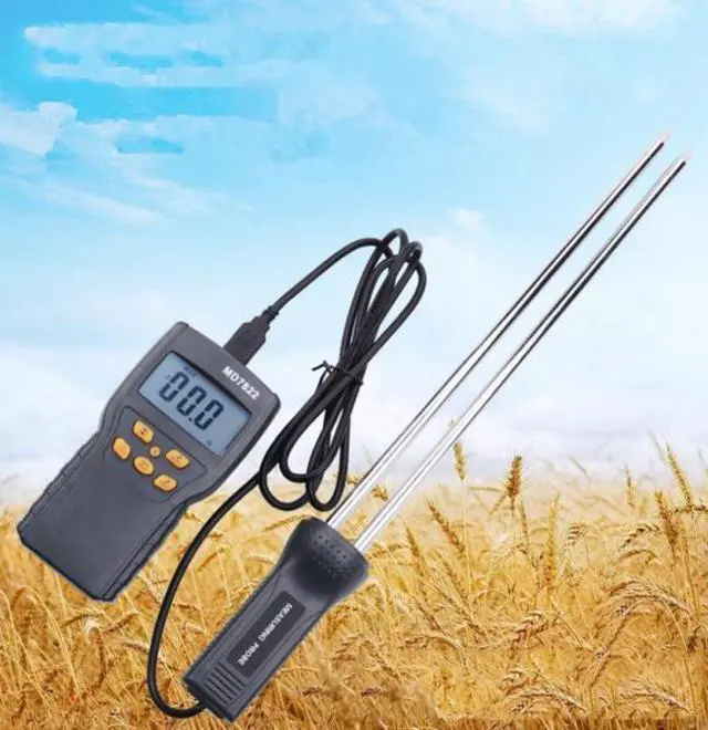 Alt view image 5 of 5 - MD7822 Intelligent Grain Moisture Tester Digital Moisture Meter Handheld Probe Digital Humidity Meter