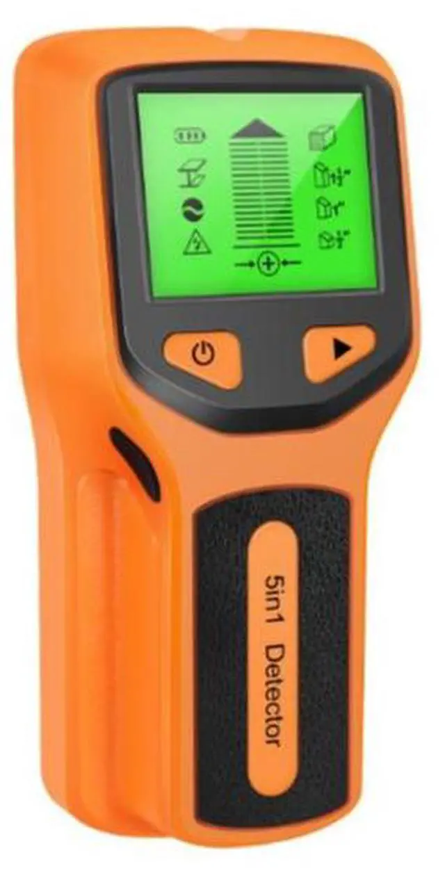Main image of New 5-in-1 Wall Detector - Stud and Column Detector Measuring Instrument - Wall Metal Detector orange