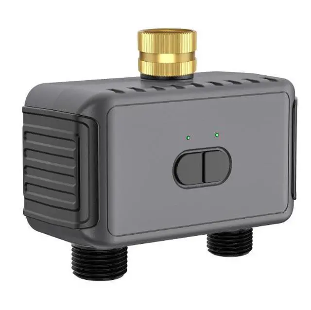 Alt view image 2 of 6 - Irrigation Flower Watering Device - Dual-Way Wi-Fi Smart Timer Adjustable Split-Control for Courtyard and Garden - IP55 Watering for Plants