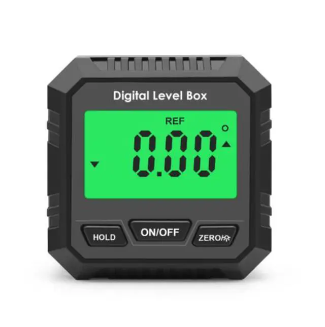 Alt view image 4 of 7 - Magnetic-powered digital angle gauge, portable mini electronic slope gauge, multi-functional high-precision angle measuring instrument red 1.5V