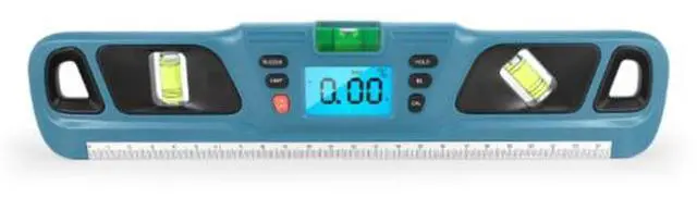 Alt view image 3 of 6 - HW-200 Digital Leveling Instrument - Angle Measuring Tool - Horizontal Leveling Instrument - Multi-parameter Digital Angle Measuring Tool - Electronic Slope Meter yellow