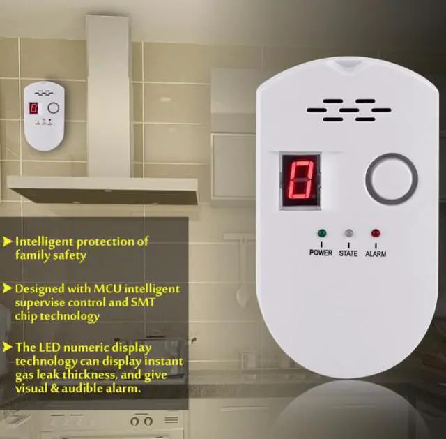 Alt view image 4 of 5 - Ultra-sensitive digital combustible gas pipeline alarm | Gas detector | Gas analyzer