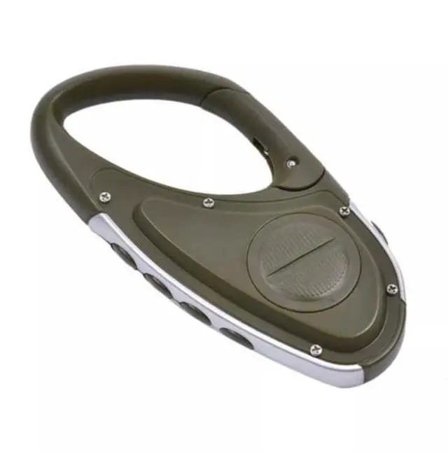 Alt view image 2 of 5 - Barometer fishing height gauge, mountaineering clip altitude gauge, handheld pressure gauge, altitude meter, temperature gauge