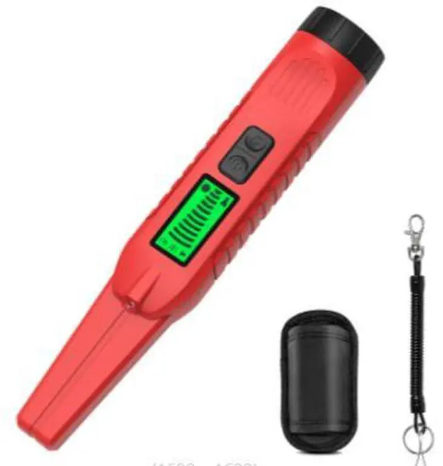 Main image of New handheld metal detector - Metal detector with LCD display - Treasure finder detector red