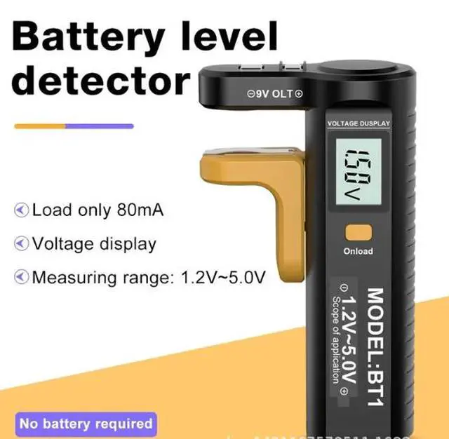 Alt view image 2 of 5 - Best-selling battery level detector - dry battery and button battery remaining capacity tester - portable version