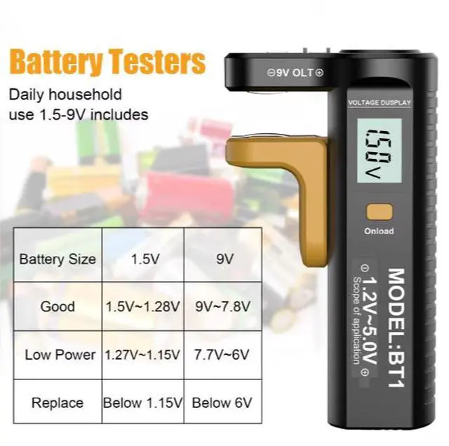 Alt view image 3 of 5 - Best-selling battery level detector - dry battery and button battery remaining capacity tester - portable version