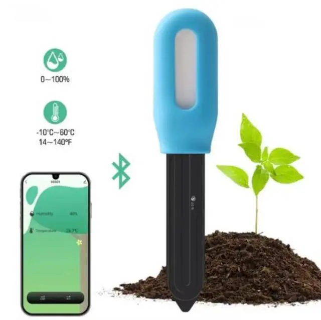 Alt view image 2 of 5 - Intelligent soil moisture detector indoor potting plant water shortage warning measuring instrument plant cultivation horticulture