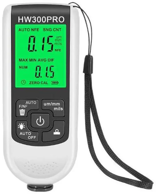 Main image of HW-300PRO High Precision Coating Thickness Gauge, Anti-Slip Paint Film Tester, Dry Film Thickness Gauge, Thickness Measuring Instrument, Thickness Gauge