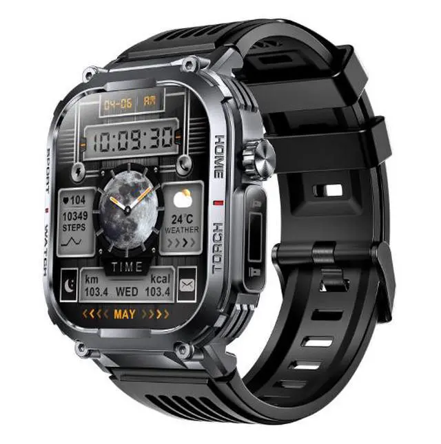 Alt view image 2 of 5 - New outdoor sports smartwatch S320B - Bluetooth calling, sports watch with compass, 3ATM water resistance