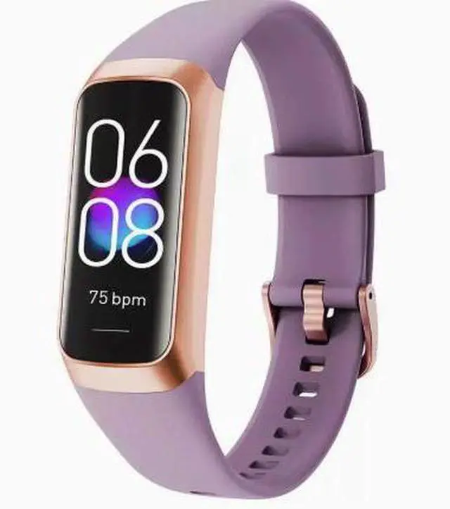 Main image of New hit product C60 - Smart Temperature Monitoring Bracelet for Blood Pressure, Heart Rate, Oxygen Level, Sleep and Physical Activity Tracking and Step Counting for Health Monitoring purple