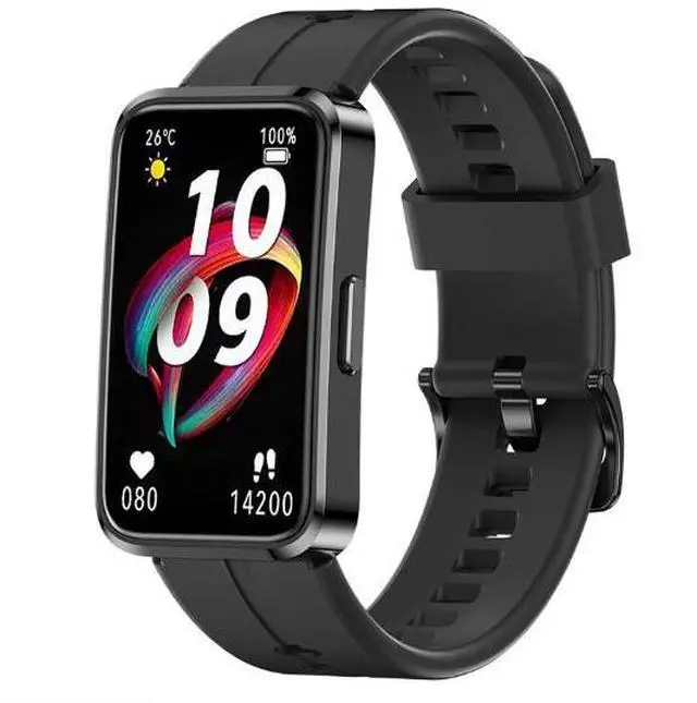 Alt view image 2 of 3 - 2026 new model metal frame smart bracelet for measuring blood sugar, blood pressure, heart rate, body temperature, blood oxygen, exercise count, running, and water resistance Silver