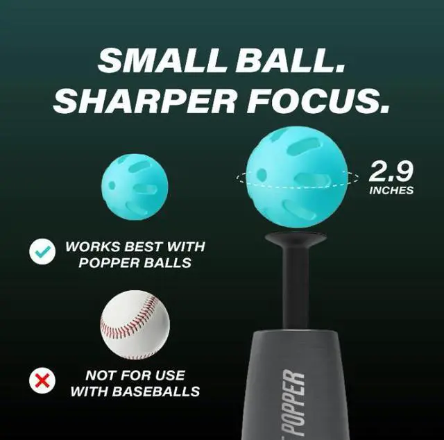 Alt view image 3 of 5 - Sports tee popper baseball hitting trainer can be customized One base + 3 balls