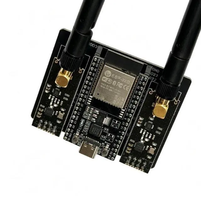 Alt view image 2 of 6 - ESP32-DevKitC development board combined with NRF24L01 PA LNA module for 2.4G Bluetooth and WiFi connectivity