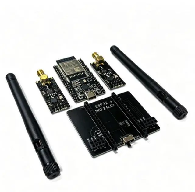 Alt view image 4 of 5 - ESP32-DevKitC development board combined with NRF24L01 PA LNA module for 2.4G Bluetooth and WiFi connectivity