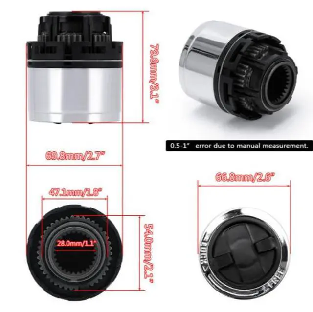 Alt view image 2 of 5 - The free hub is suitable for 1998-2000 Ford Ranger, 2001-2008 Mazda B-series pickup trucks with 1500 and 170 models.