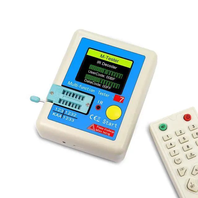 Alt view image 3 of 5 - Multifunctional Transistor Resistor Capacitor MOS Tester ESR LCR-T7 Full-color Graphic Display