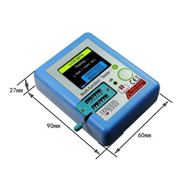 Alt view image 3 of 5 - LCR-MF9 Multi-function Color Screen Display Transistor Tester