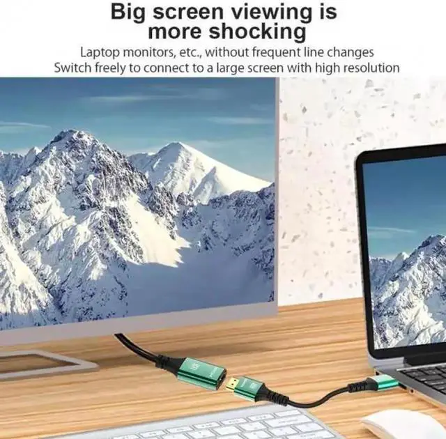 Alt view image 4 of 7 - Cable HDMI 2.1 Extension Cable Male to Female Ultra-HD UHD 8K 60hz 4K 120hz Cable 48Gbs with Audio & Ethernet HDMI Cord