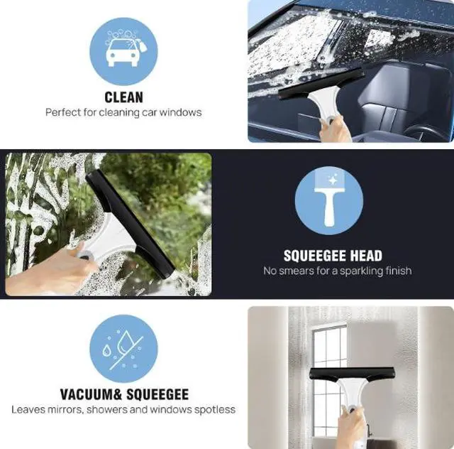 Alt view image 4 of 5 - New model small electric window cleaning handheld device with strong suction, efficient absorption, powerful adhesive, and highly portable features.