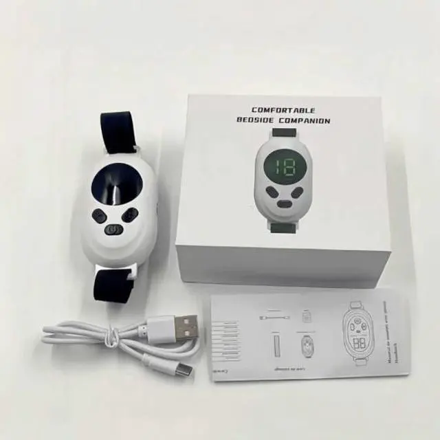 Alt view image 6 of 7 - Auxiliary instrument intelligent sleep aid device sleep monitor sleep calming sleep aid device hand-held sleep device HY61 Sleep Monitor - Emerald Green