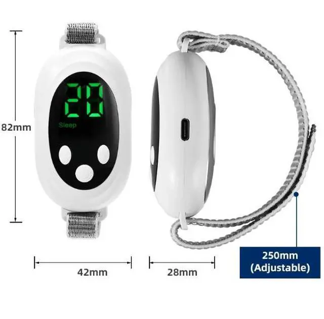 Alt view image 3 of 7 - Auxiliary instrument intelligent sleep aid device sleep monitor sleep calming sleep aid device hand-held sleep device HY61 Sleep Monitor - Emerald Green