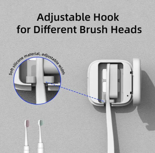 Alt view image 5 of 7 - Ultraviolet toothbrush sterilizer, portable drying and sterilization box, toothbrush sterilization rack