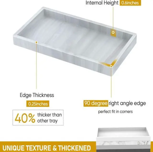 Alt view image 2 of 5 - Silicone aroma diffuser tray, washbasin storage, bathroom storage, marble storage, silicone decorative items, bathroom, toilet, home