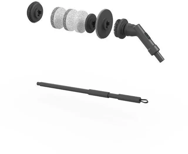 Main image of Electric brush - extendable electric dish and sink scrubber for cleaning gaps in glass, kitchen cleaning brush, toilet and bathroom electric brush