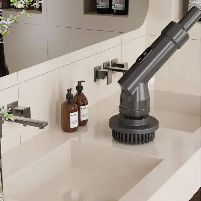 Alt view image 3 of 6 - Electric brush - extendable electric dish and sink scrubber for cleaning gaps in glass, kitchen cleaning brush, toilet and bathroom electric brush